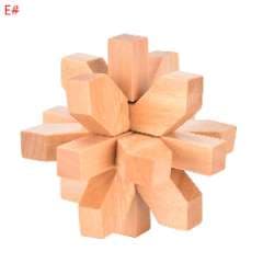 Wooden snowflake